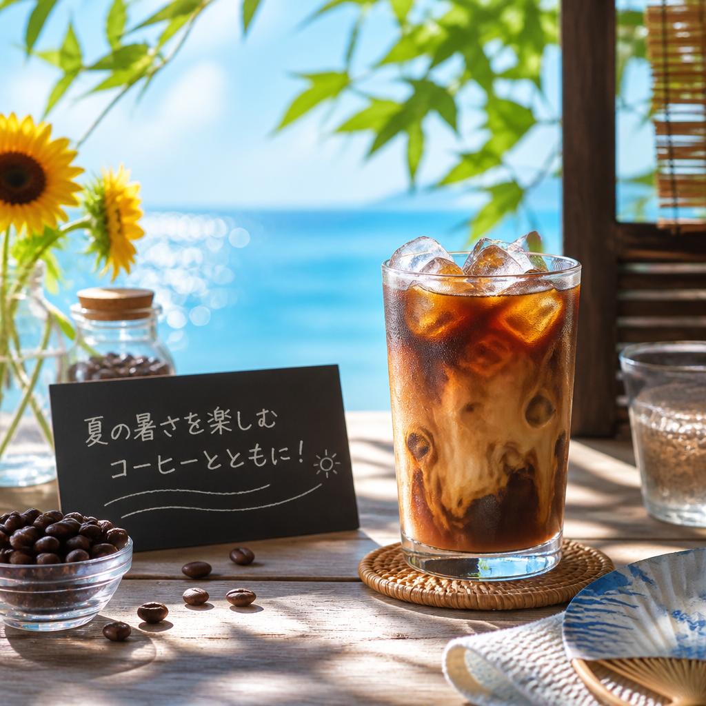 夏の暑さを楽しむコーヒーとともに！